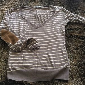 Nordstrom long sleeve tee with elbow patches.